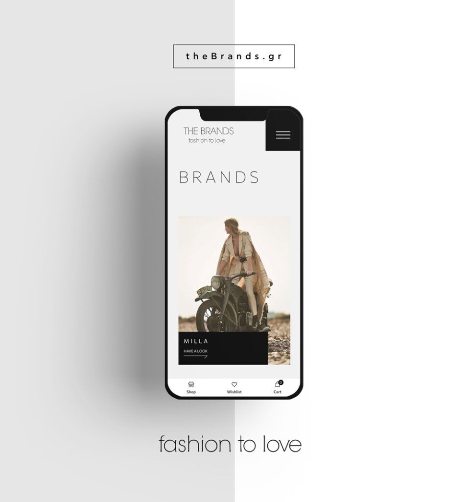 Clothing e-shop design